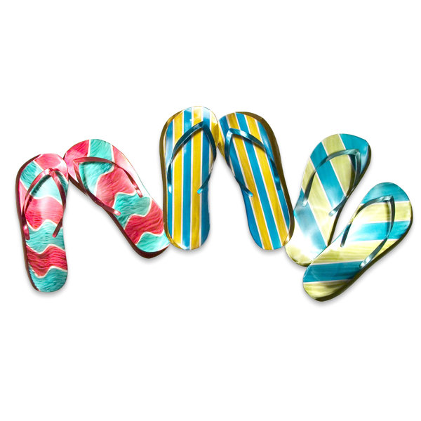 Metalflipflopwallart Wayfair